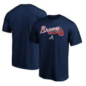 ファナティクス メンズ Tシャツ トップス Atlanta Braves Fanatics Branded Series Sweep TShirt Navy