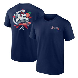 ファナティクス メンズ Tシャツ トップス Atlanta Braves Fanatics Branded Hometown Collection Nice Kicks TShirt Navy