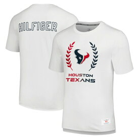 トミー ヒルフィガー メンズ Tシャツ トップス Houston Texans Tommy Hilfiger Miles TShirt White