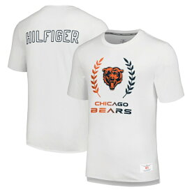 トミー ヒルフィガー メンズ Tシャツ トップス Chicago Bears Tommy Hilfiger Miles TShirt White