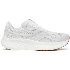 Saucony �T�b�J�j�[ �����Y �X�j�[�J�[ �ySaucony Ride 18 White Gum�z �T�C�Y US_8.5(26.5cm) White/Gum