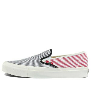 Vans �o���Y �����Y �X�j�[�J�[ �yVans Style 48 LX Casual Fashion Skate Shoes Unisex Blue Pink Stripe 'Blue Pink' VN0A4UVFAR7�z �T�C�Y US_8(26.0cm)
