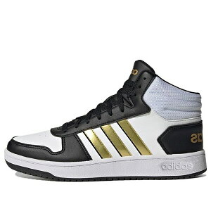 adidas �A�f�B�_�X �����Y �X�j�[�J�[ �yadidas Hoops 2.0 Mid 'White Blue Gold' H01197�z �T�C�Y US_8(26.0cm)