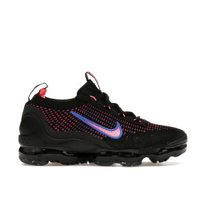 Nike �i�C�L ���f�B�[�X �X�j�[�J�[ �yNike Air VaporMax 2021 Flyknit Black Hyper Pink (Women's)�z �T�C�Y US_7(24.0cm) Black/Hyper Pink/Racer Blue