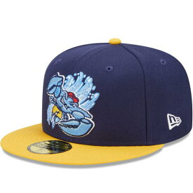 ニューエラ メンズ 帽子 アクセサリー Jersey Shore BlueClaws New Era Marvel x Minor League 59FIFTY Fitted Hat Blue/Yellow