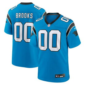 ナイキ メンズ ユニフォーム トップス Jonathon Brooks Carolina Panthers Nike 2024 NFL Draft Alternate Game Player Jersey Blue