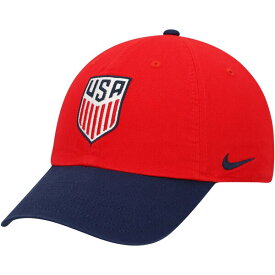 ナイキ メンズ 帽子 アクセサリー USMNT Nike Campus Adjustable Hat Red/Navy