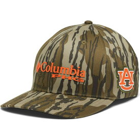 コロンビア メンズ 帽子 アクセサリー Auburn Tigers Columbia Bottomland Flex Hat Mossy Oak Camo