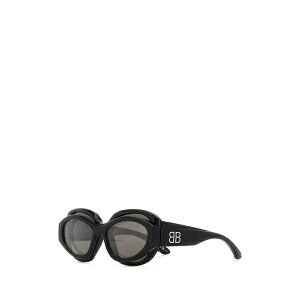 oVAK fB[X TOXACEFA ANZT[ Black Acetate Superbusy Sunglasses BLACK/SILVER LOGO