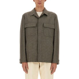 ラルディーニ メンズ ジャケット＆ブルゾン アウター Shirt Jacket BROWN