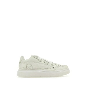 ALT_[ fB[X Xj[J[ V[Y Puff Logo Lace-up Sneakers Optic White