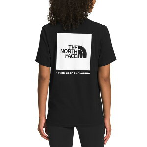 m[XtFCX fB[X TVc gbvX Women's NSE Box Logo T-Shirt Tnf Black/Tnf White