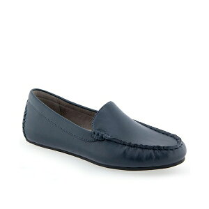 GA\[Y fB[X Xb|E[t@[ V[Y Women's Over Drive Driving Style Loafers Navy Polyurethane - Faux Leather