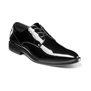 mubV Y hXV[Y V[Y Men's Centro Formal Flex Plain Toe Oxford Shoes Black Patent