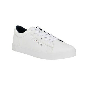 トミー ヒルフィガー メンズ スニーカー シューズ Men's Ribby Lace Up Fashion Sneakers White