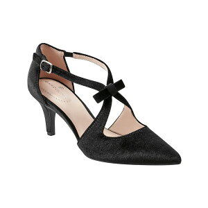 oh[m fB[X pvX V[Y Women's Zeffer Bow Detail Dress Pumps Black Velvet