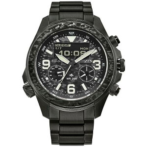 V`Y Y uXbgEoOEANbg ANZT[ Eco-Drive Men's Chronograph Promaster Land Gray-Tone Stainless Steel Bracelet Watch 44mm No Color