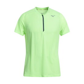 MIZUNO ミズノ Tシャツ トップス メンズ T-shirts Acid green