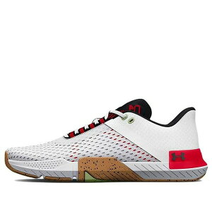 Under Armour A_[A[}[ Y Xj[J[ yUnder Armour TriBase Reign 4 'White Radio Red' 3025052-107z TCY US_7(25.0cm)