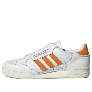 adidas �A�f�B�_�X �����Y �X�j�[�J�[ �yadidas Continental 80 Stripes 'White Orange Rush' GZ6267�z �T�C�Y US_5.5(23.5cm)