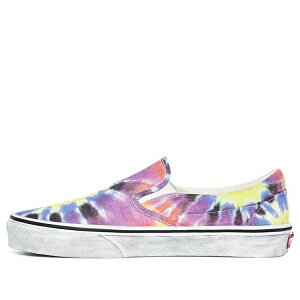 Vans �o���Y �����Y �X�j�[�J�[ �yVans Classic Slip-On 'Washed - Tie Dye' VN0A4U3819X�z �T�C�Y US_5(23.0cm)