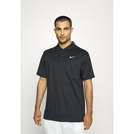 ナイキ メンズ Tシャツ トップス SOLID - Polo shirt - black/white