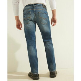ゲス メンズ デニムパンツ ボトムス Men's Regular Straight Jeans Medium Wash
