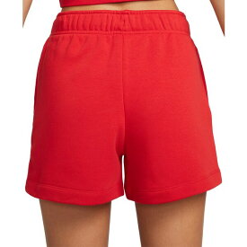 ナイキ レディース カジュアルパンツ ボトムス Women's Sportswear Club Fleece Mid-Rise Pull-On Shorts University Red