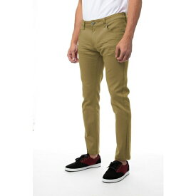 エックスレイ メンズ デニムパンツ ボトムス Men's Stretch 5 Pocket Skinny Jeans Khaki