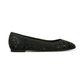タリア ソディ レディース サンダル シューズ Women's Karli Embellished Slip-On Flats Black Flyknit