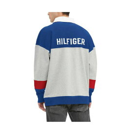 トミー ヒルフィガー レディース シャツ トップス Men's Royal Buffalo Bills Connor Oversized Rugby Long Sleeve Polo Shirt Royal