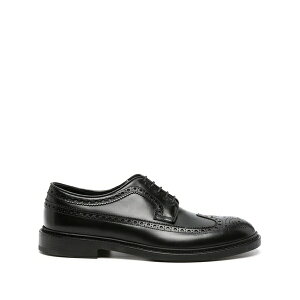 �t���e�b�� ���Z�b�e�B �����Y �h���X�V���[�Y �V���[�Y Multi-panelled leather brogues Black