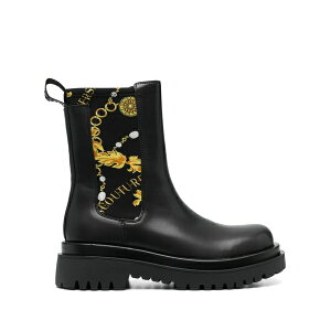 �x���T�[�` ���f�B�[�X �u�[�c �V���[�Y Baroque-print ankle boots Black