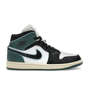 Jordan �W���[�_�� ���f�B�[�X �X�j�[�J�[ �yJordan 1 Mid SE Oxidized Green (Women's)�z �T�C�Y US_W_10.5 White/Light Dew/Oxidized Green/Black