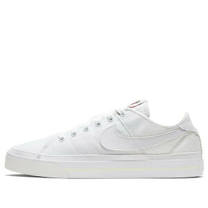 Nike �i�C�L ���f�B�[�X �X�j�[�J�[ �y(WMNS) Nike Court Legacy Canvas 'Triple White' CZ0294-100�z �T�C�Y US_W_12