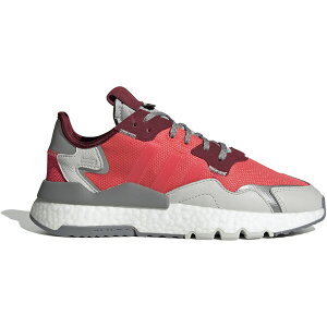 adidas �A�f�B�_�X ���f�B�[�X �X�j�[�J�[ �yadidas Nite Jogger Shock Red (Women's)�z �T�C�Y US_6(23.0cm) Shock Red/ Shock Red/ Grey One