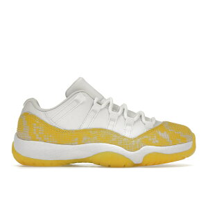 Jordan W[_ fB[X Xj[J[ yJordan 11 Retro Low Yellow Snakeskin (Women's)z TCY US_9(26.0cm) White/Tour Yellow/Sail