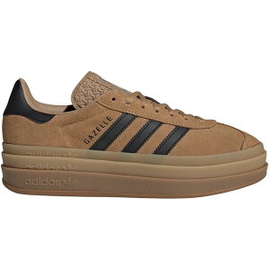 adidas �A�f�B�_�X ���f�B�[�X �X�j�[�J�[ �yadidas Gazelle Bold Cardboard Black Gum (Women's)�z �T�C�Y US_8.5(25.5cm) Cardboard/Core Black/Gum