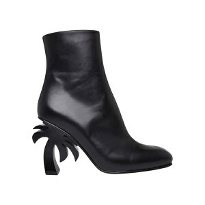Palm Angels �p�[���E�G���W�F���X ���f�B�[�X �X�j�[�J�[ �yPalm Angels Palm Heel 95mm Ankle Boots Black (Women's)�z �T�C�Y EU_36(22.5cm) -