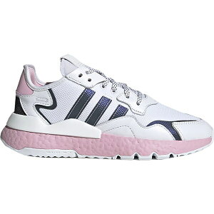 adidas �A�f�B�_�X ���f�B�[�X �X�j�[�J�[ �yadidas Nite Jogger Cloud White True Pink (Women's)�z �T�C�Y US_7(24.0cm) Cloud White/True Pink/Core Black
