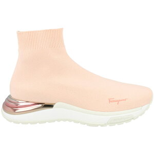 Ferragamo �t�F���K�� ���f�B�[�X �X�j�[�J�[ �yFerragamo Ninette High-Top Sock Sneakers Pink (Women's)�z �T�C�Y US_7(24.0cm) Pink