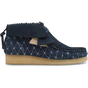 Clarks N[NX fB[X Xj[J[ yClarks Originals Wallabee Boot Navy Sashiko Suede (Women's)z TCY US_6.5(23.5cm) Navy