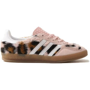 adidas �A�f�B�_�X ���f�B�[�X �X�j�[�J�[ �yadidas Gazelle Indoor atmos Pink Trinity Leopard Sand Pink (Women's)�z �T�C�Y US_W_11.5 Sand Pink/Footwear White/Core Black