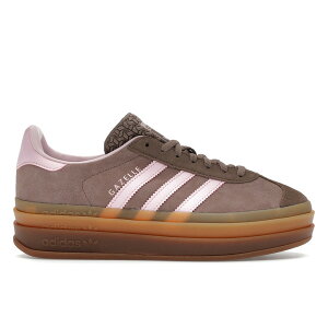 adidas �A�f�B�_�X ���f�B�[�X �X�j�[�J�[ �yadidas Gazelle Bold Trace Brown Clear Pink (Women's)�z �T�C�Y US_8(25.0cm) Trace Brown/Clear Pink/Earth Strata
