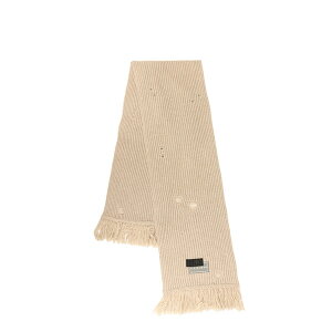 }^}WF Y }t[EXg[EXJ[t ANZT[ Wool Blend Scarf With Distressed Effect Beige
