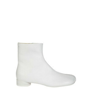 マルタンマルジェラ レディース ブーツ シューズ Anatomic Square Toe Ankle Boots Bianco