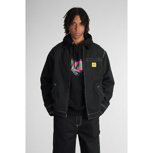 ACXN[ Y WPbgu] AE^[ Casual Jacket In Black Cotton black