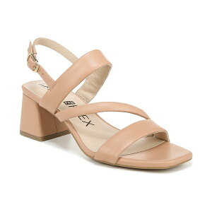ライフストライド レディース サンダル シューズ Women's Celia Asymmetrical Block Heel Dress Sandals Siena Beige Faux Leather