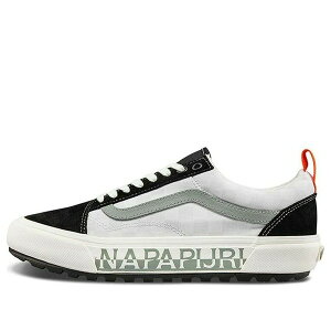 Vans �o���Y �����Y �X�j�[�J�[ �yVans Napapijri x Old Skool Mte-1 'Black White' VN0A5I128S8�z �T�C�Y US_5.5(23.5cm)