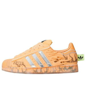 adidas �A�f�B�_�X �����Y �X�j�[�J�[ �yadidas Hellstar Superstar II 'Hazy Orange Silver Metallic Core Black' LA1501�z �T�C�Y US_7(25.0cm)